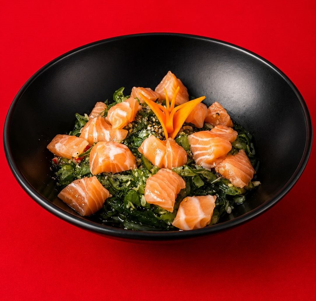 Sunomono com Salmão